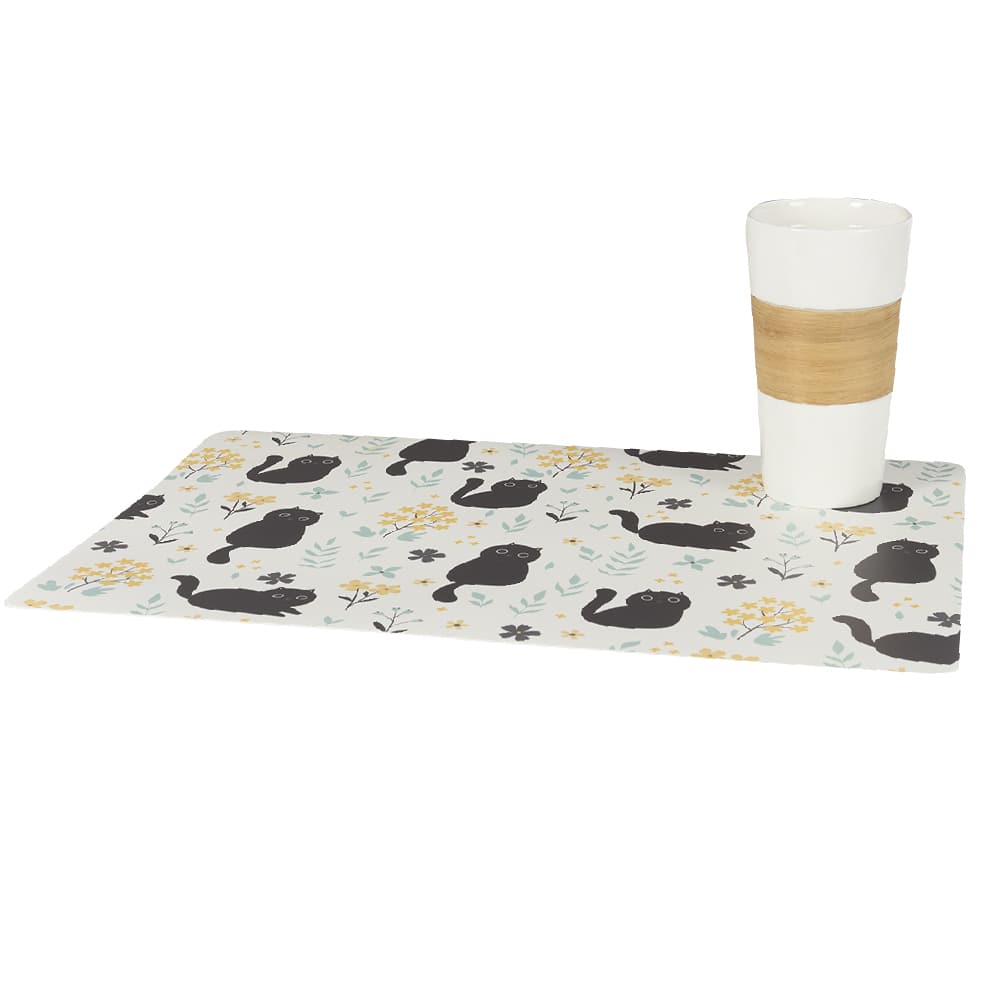 Napperon rectangulaire Chats 17&nbsp;3/4&nbsp;po&nbsp;x&nbsp;11&nbsp;3/4&nbsp;po VERTUO