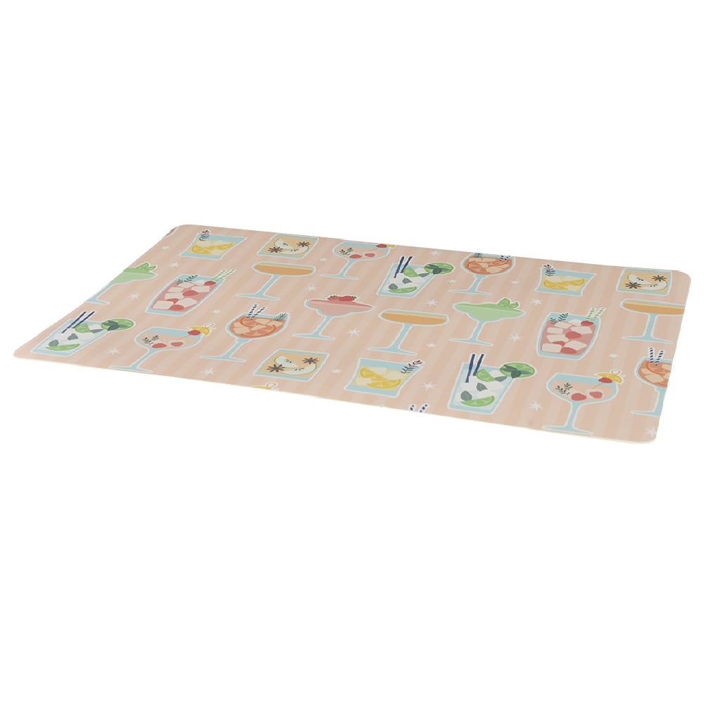VERTUO Rectangular Placemat Cocktails 17 3/4 in. x 11 3/4 in.