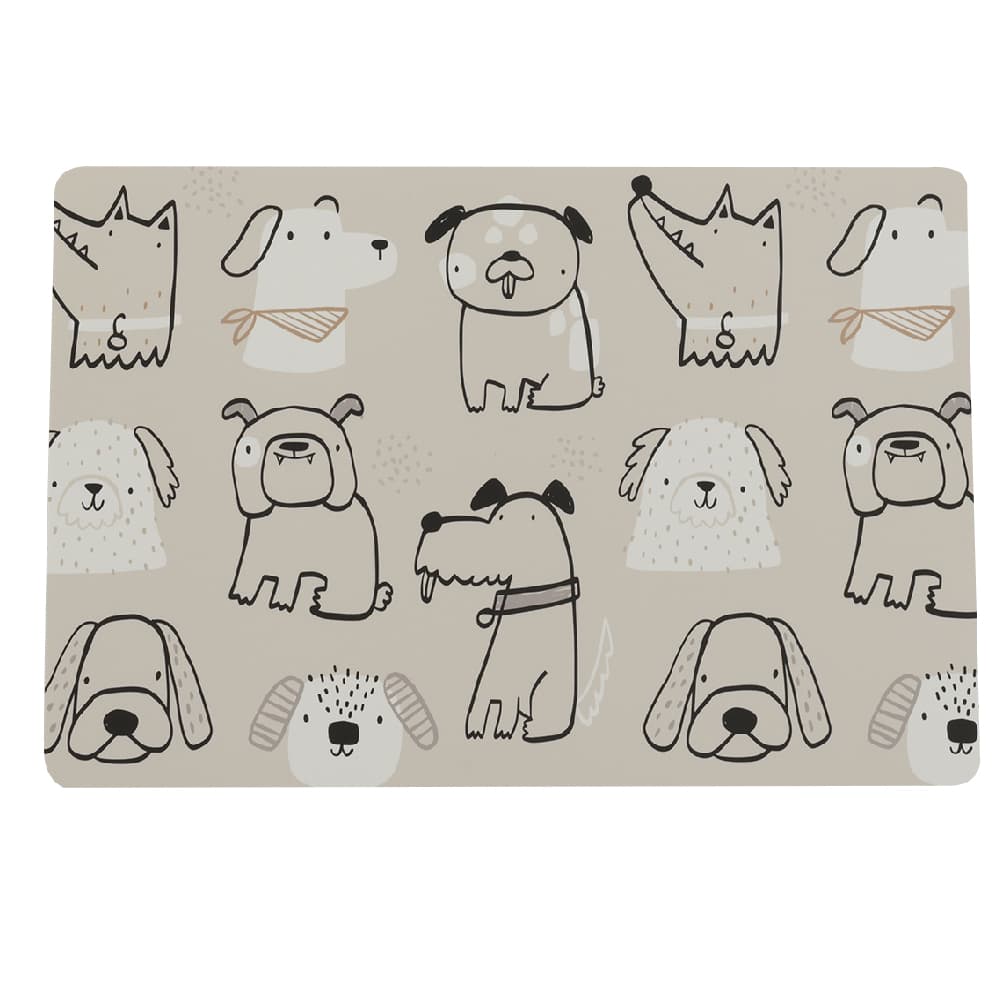 VERTUO Rectangular Placemat Dogs 17 3/4 in. x 11 3/4 in.