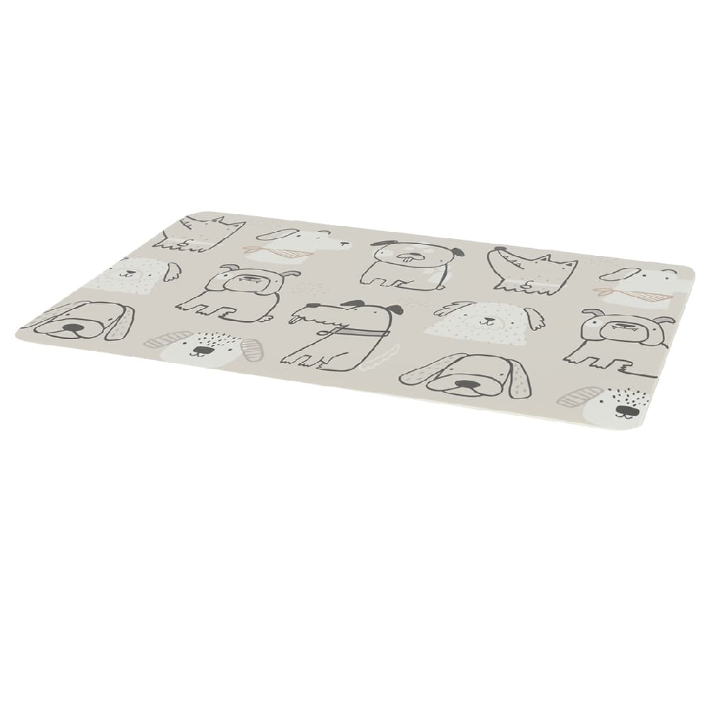 VERTUO Rectangular Placemat Dogs 17 3/4 in. x 11 3/4 in.