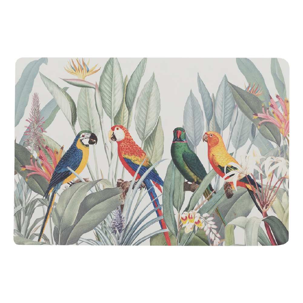 VERTUO Rectangular Placemat Parrots 17 3/4 in. x 11 3/4 in.