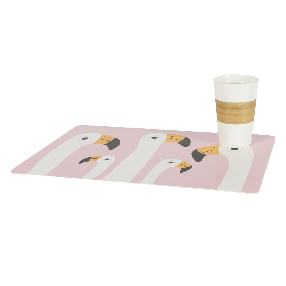 VERTUO Rectangular Placemat Flamingos 17 3/4 in. x 11 3/4 in.