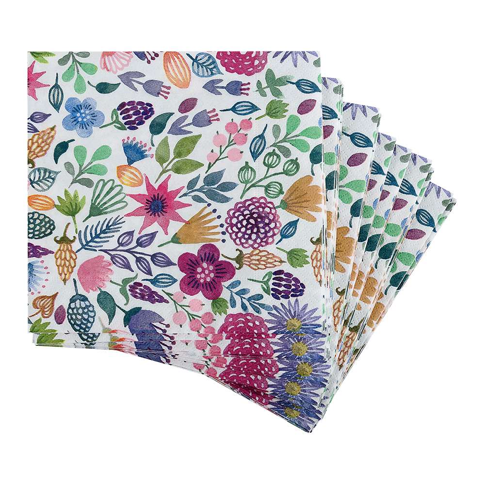 Serviettes de table Printemps Pqt/20