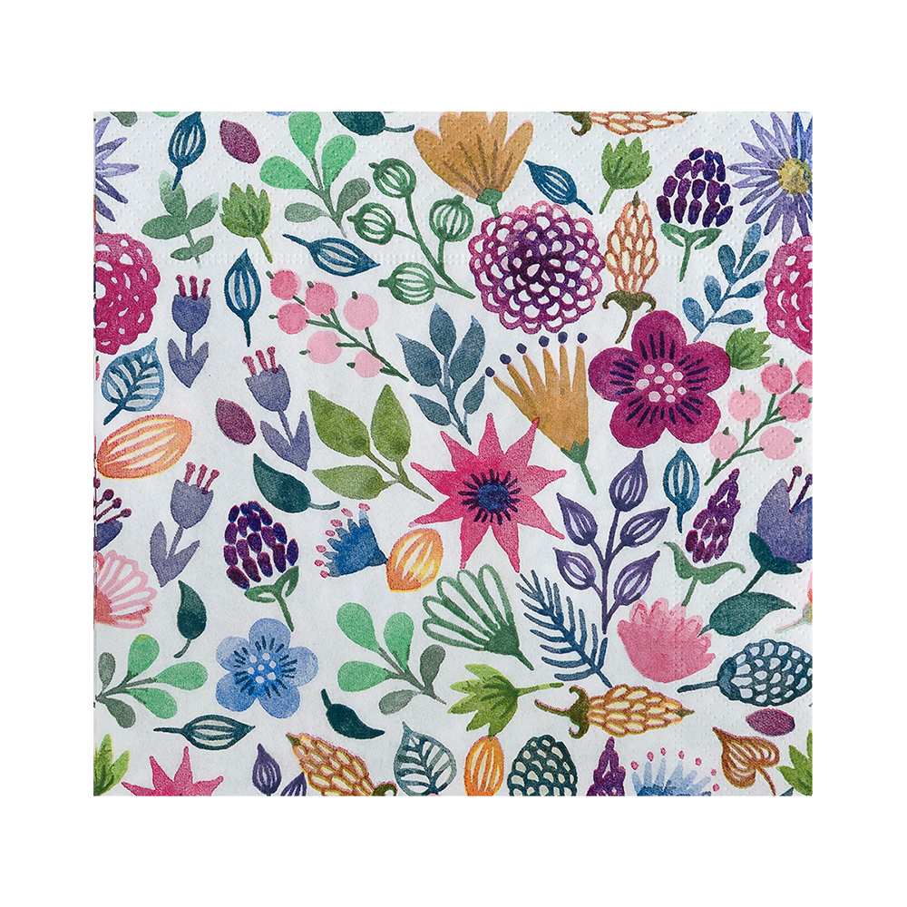 Serviettes de table Printemps Pqt/20