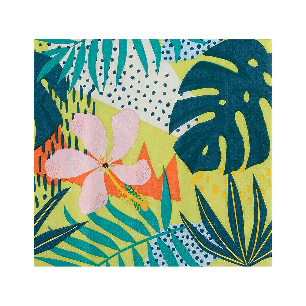 Serviettes de table Jungle Pqt/20
