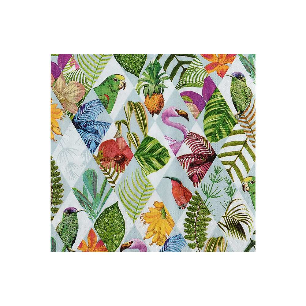 Serviettes de table Tropical Pqt/20