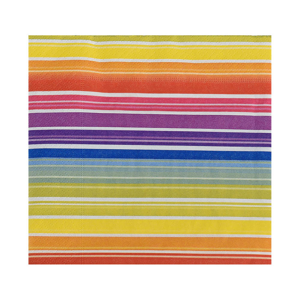 Serviettes de table Arc-en-ciel Pqt/20