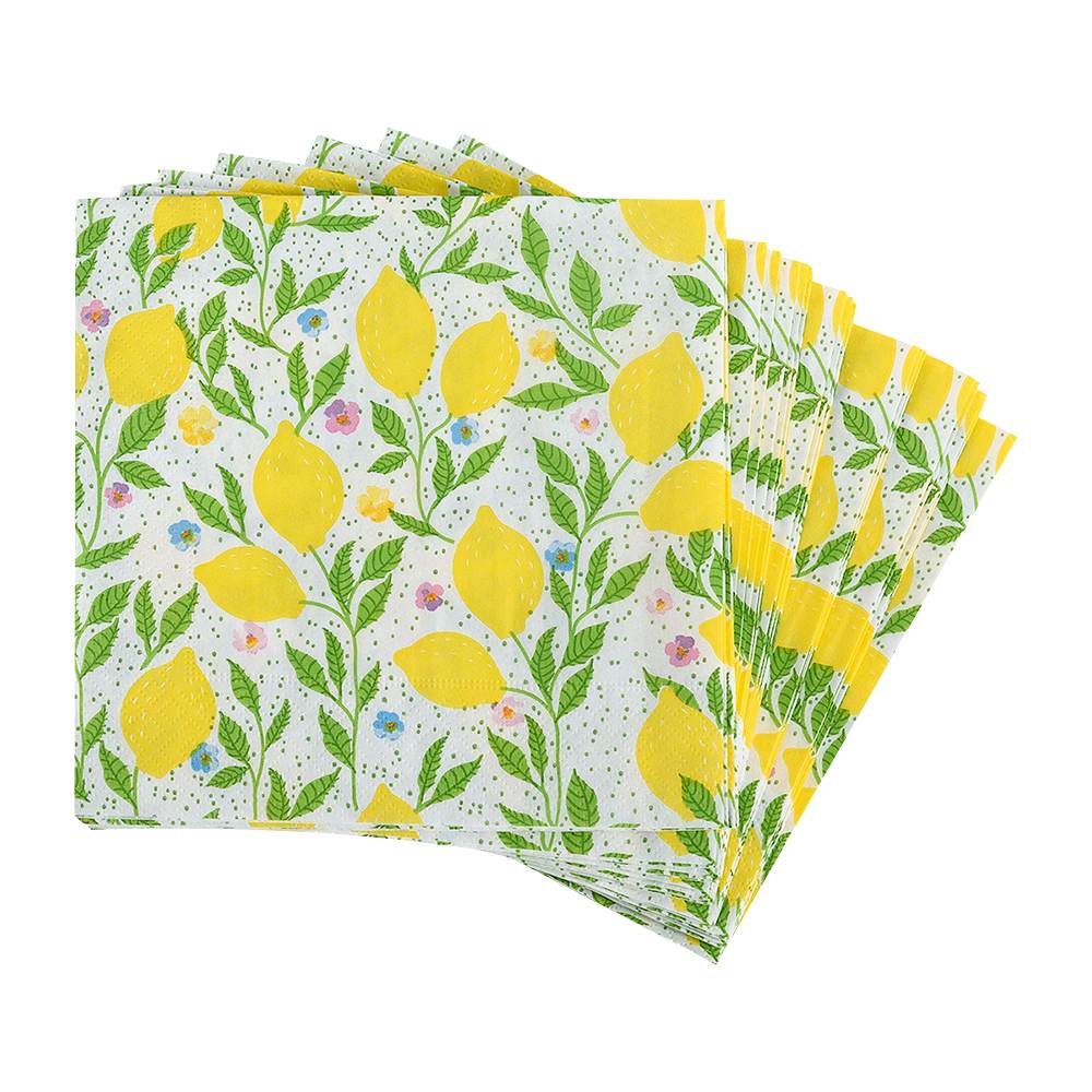Serviettes de table Citrons Pqt/20