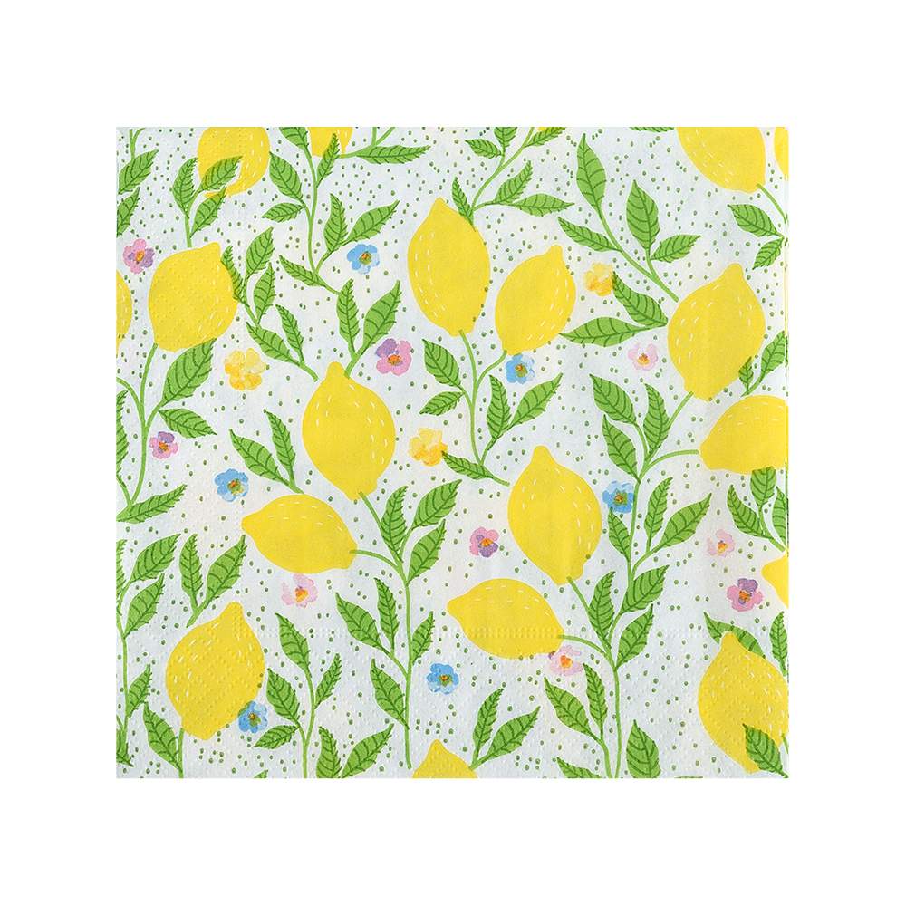 Serviettes de table Citrons Pqt/20