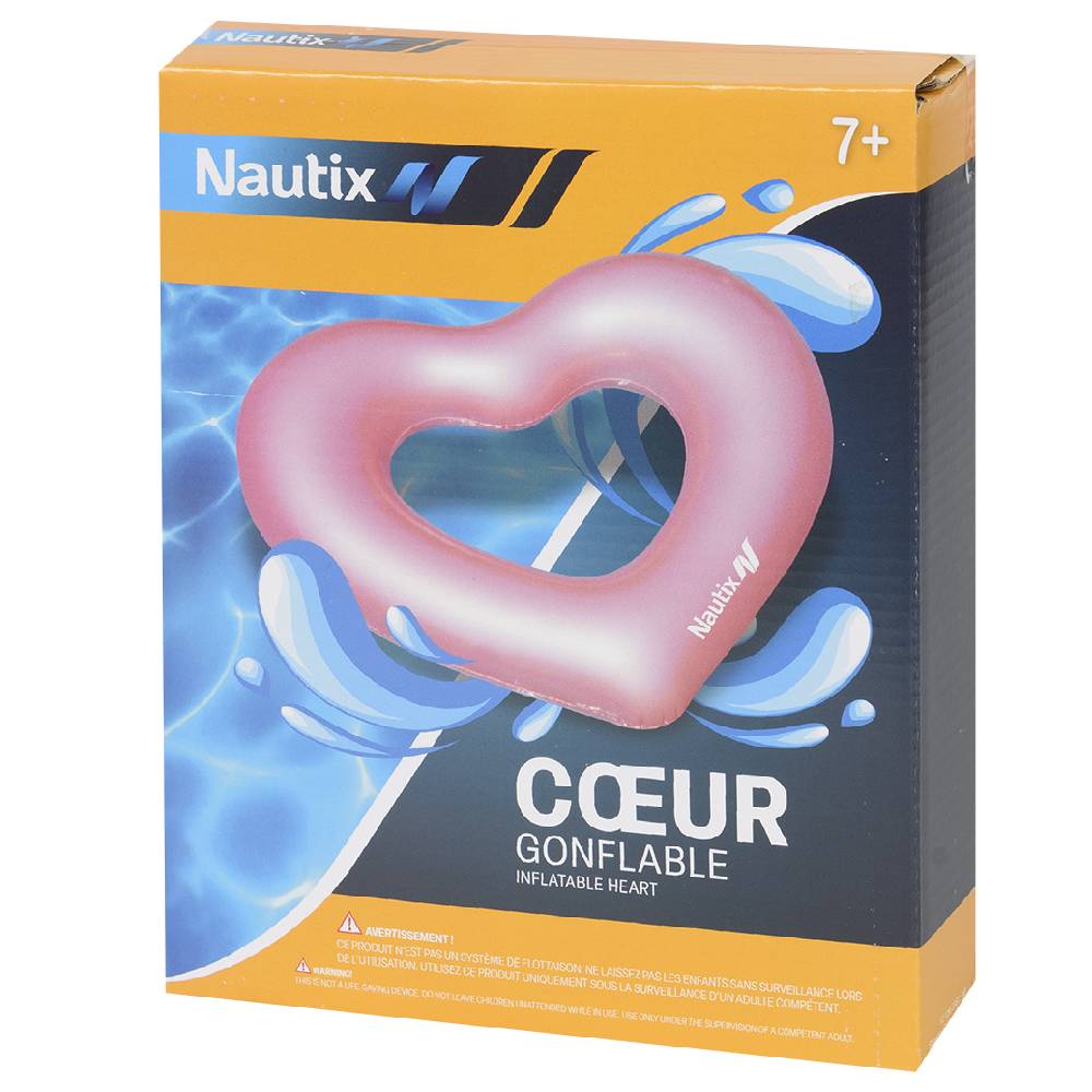 NAUTIX Inflatable Swimming Pool Tube Heart 47&nbsp;in
