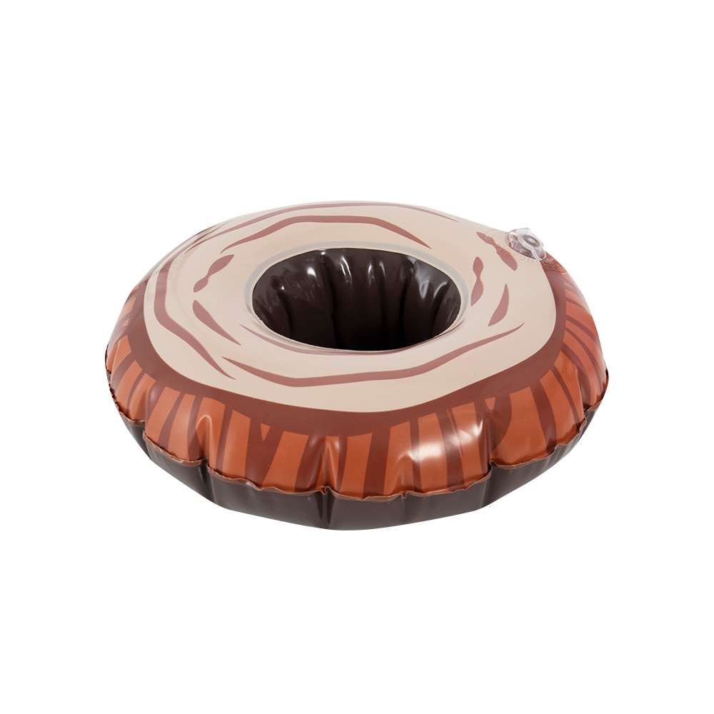 Tube gonflable castor avec porte-gobelet pour piscine&nbsp;39&nbsp;3/8 po