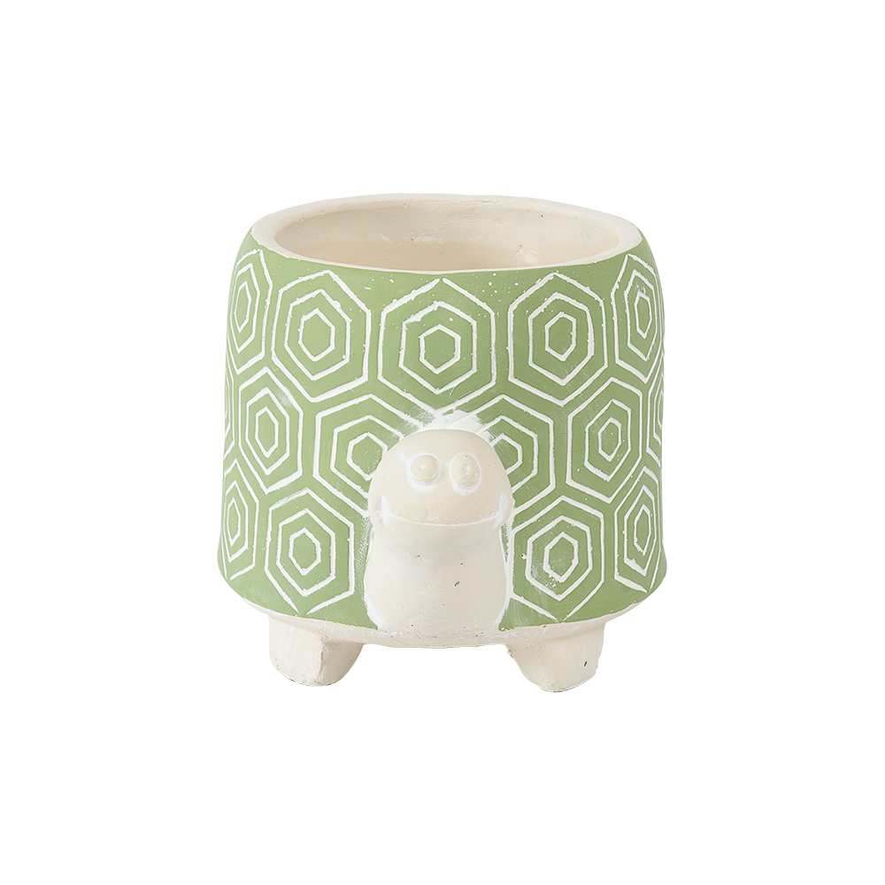 Cache-pot en ciment Tortue 8&nbsp;1/4&nbsp;po ASTELLA