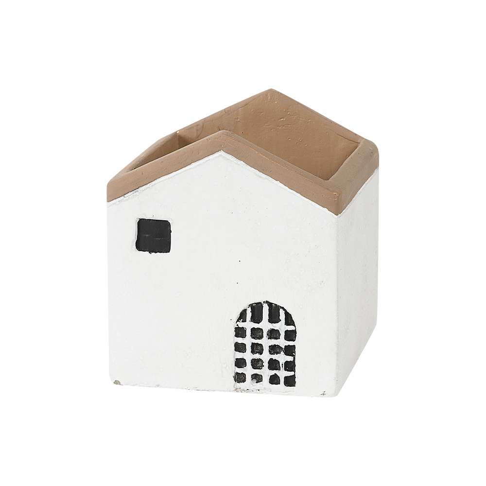 ASTELLA House Cement Pot Cover 4&nbsp;3/8&nbsp;in