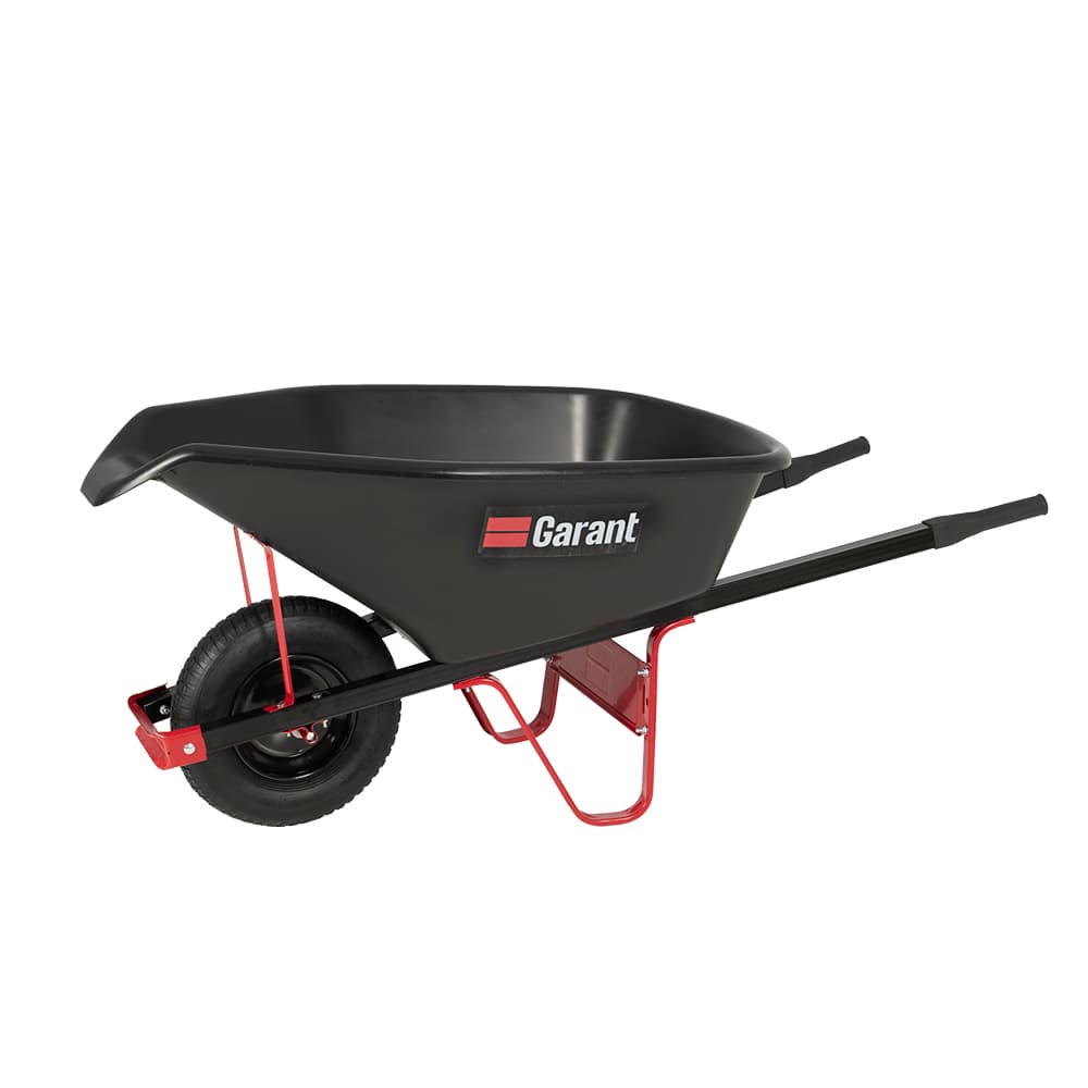 GARANT Wheelbarrow with Steel Tray and Pour Spout 6 ft³
