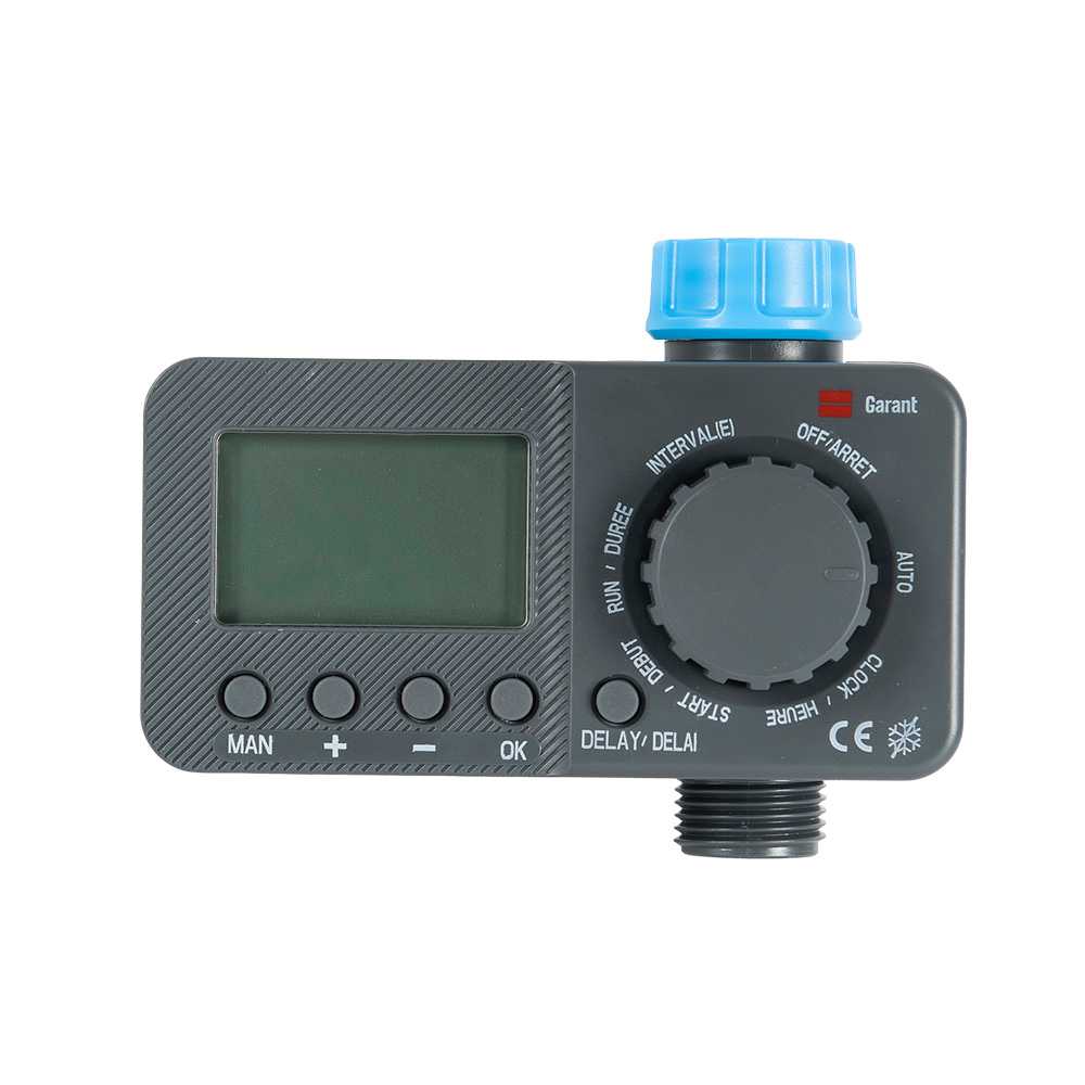 Minuterie d’arrosage numérique programmable avec écran ACL GARANT