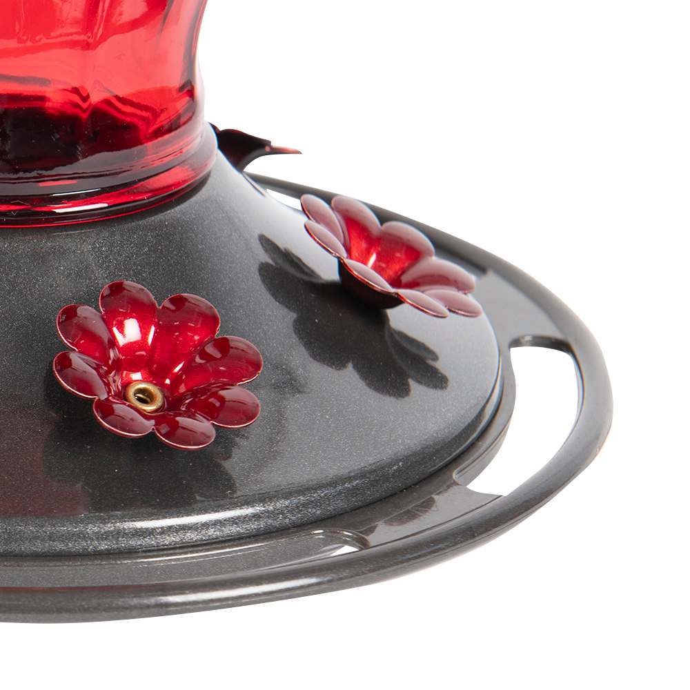 PRATICO Glass Hummingbird Feeder 490 ml