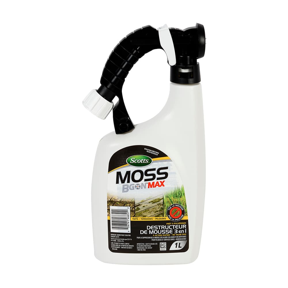 Destructeur de mousse et algues 3-en-1 Moss-B-Gon 1 L