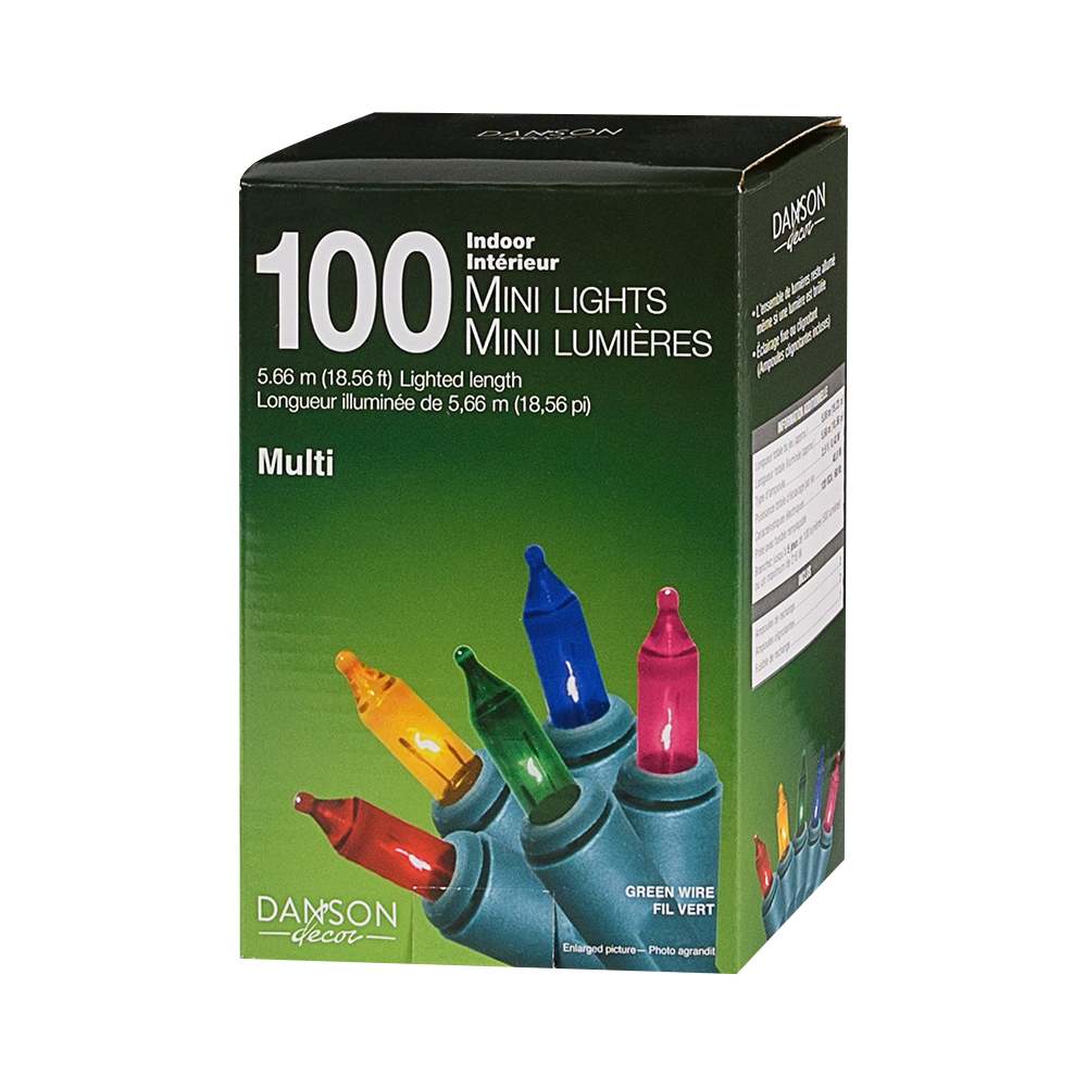 100 Mini Lights Set Multicolour