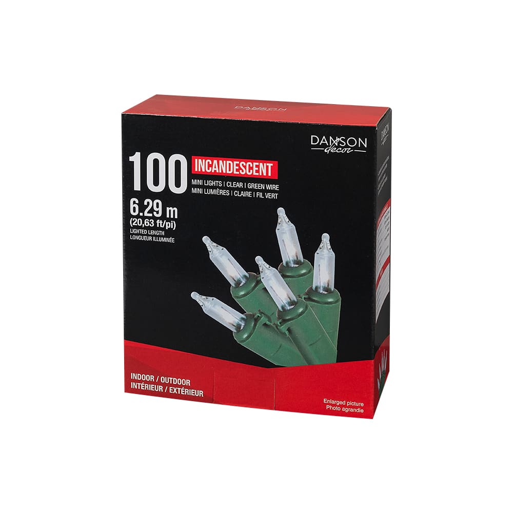 100 Miniature Lights Set Clear