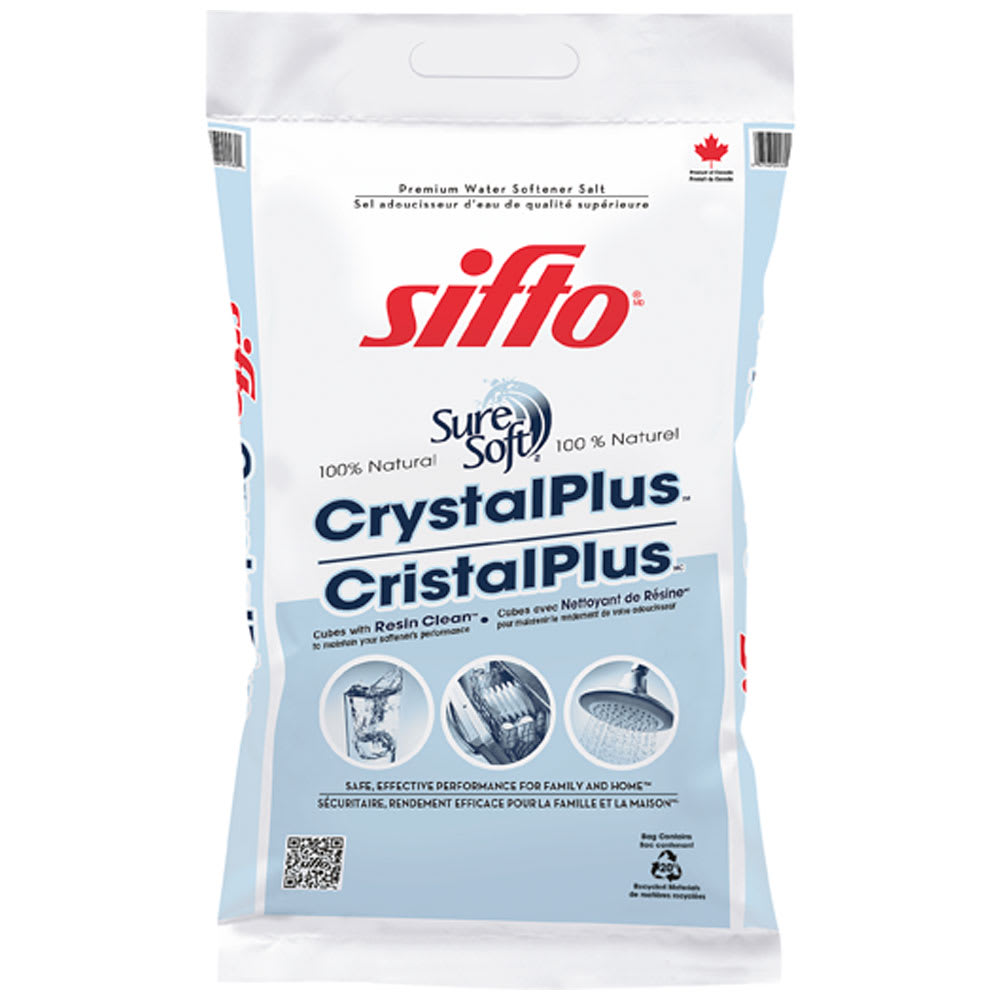 Sel adoucisseur d’eau Cristal 20 kg