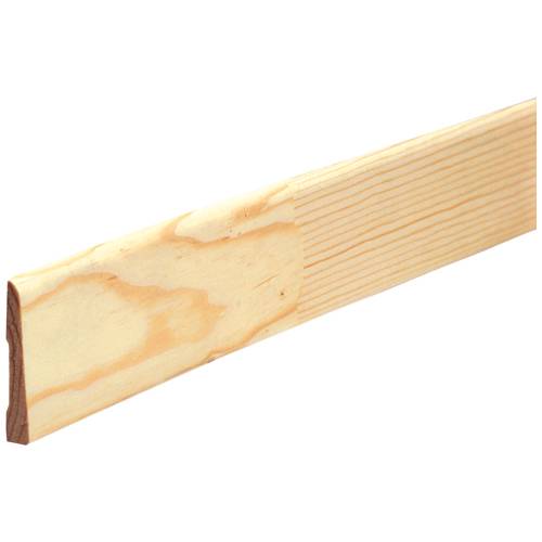 Chambranle uni en pin clair jointé 3/8 po x 2 1/8 po x 14 pi