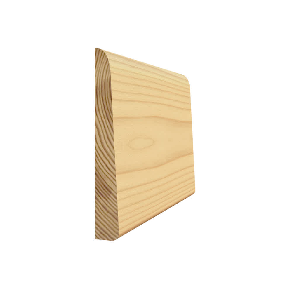 Plain Clear Jointed Pine Case Moulding 3/8 in. x 2 1/2 in. x 14 ft.