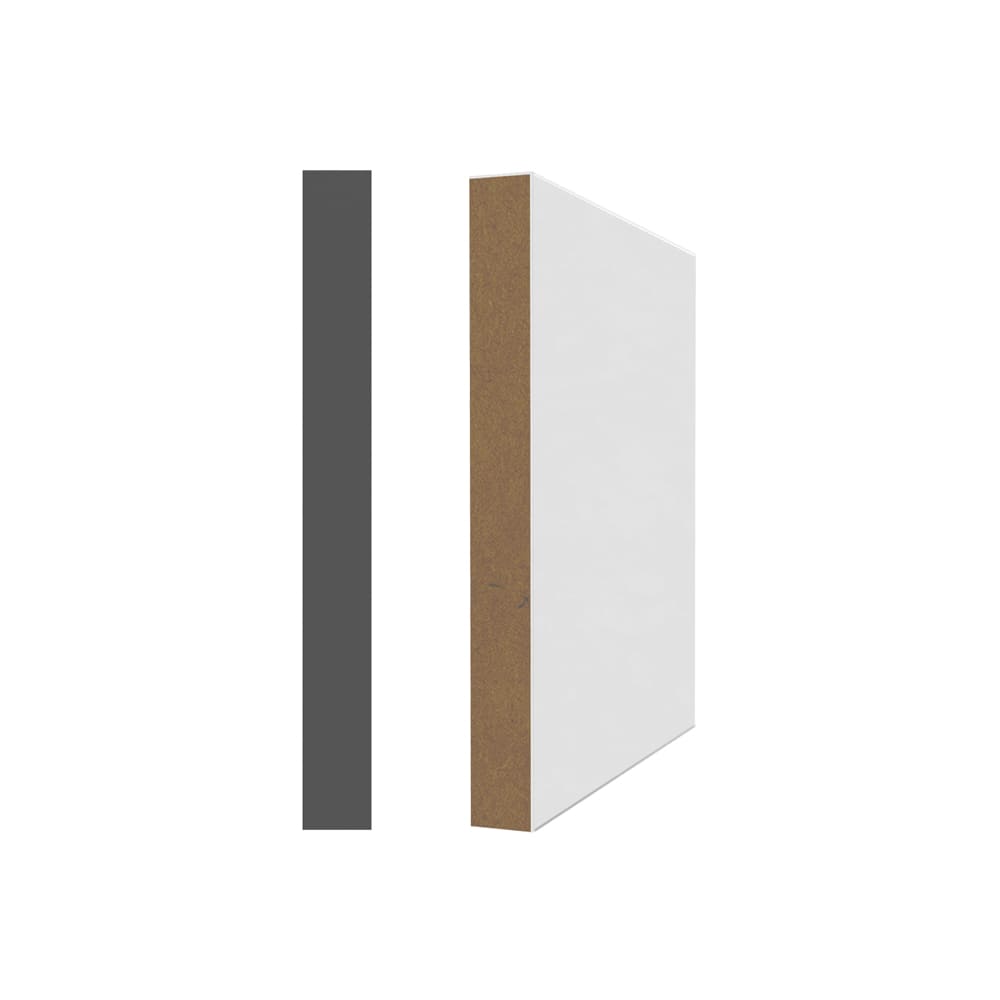 Plinthe Zen en fibre de bois 1/2 po x 4&nbsp;1/2&nbsp;po x 8 pi