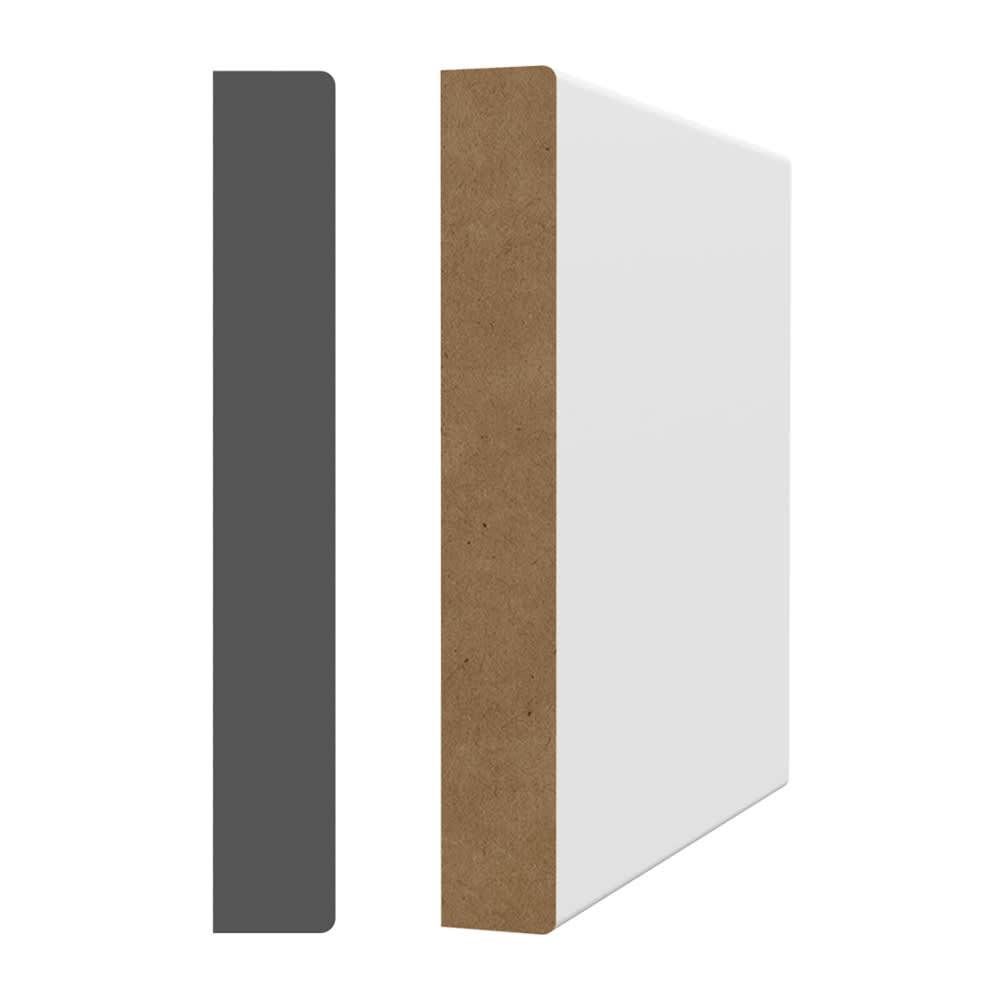 Plinthe rectangulaire en fibre de bois 1/2&nbsp;po&nbsp;x&nbsp;4&nbsp;po&nbsp;x&nbsp;8&nbsp;pi