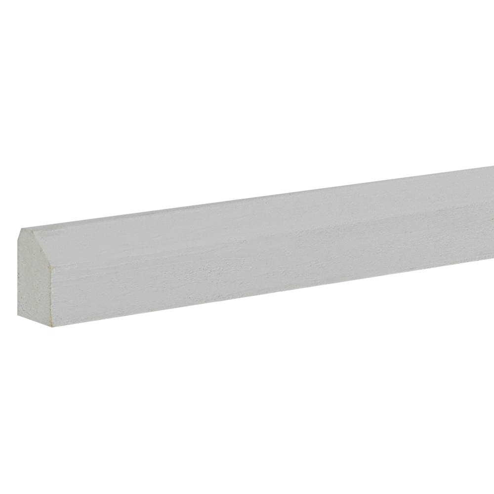 Quart de rond en pin jointé Zen 7/16 po x 11/16 po x 8 pi