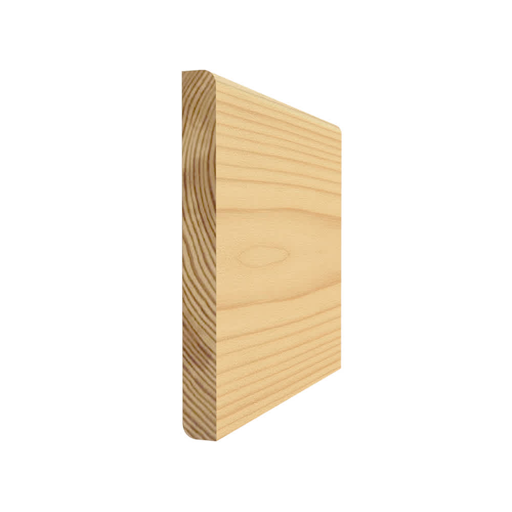 Plinthe réversible en pin clair jointé 5/16 po x 3 1/8 po x 8 pi