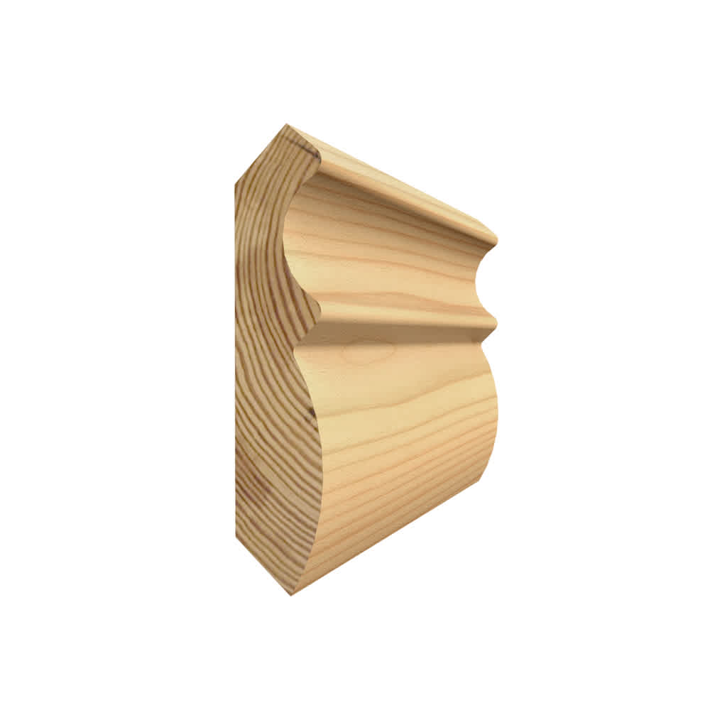 O'gee en pin clair jointé 7/16 po x 2 1/8 po x 8 pi