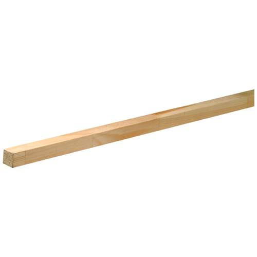 Carré en pin clair jointé 3/4 po x 3/4&nbsp;po&nbsp;x 8 pi