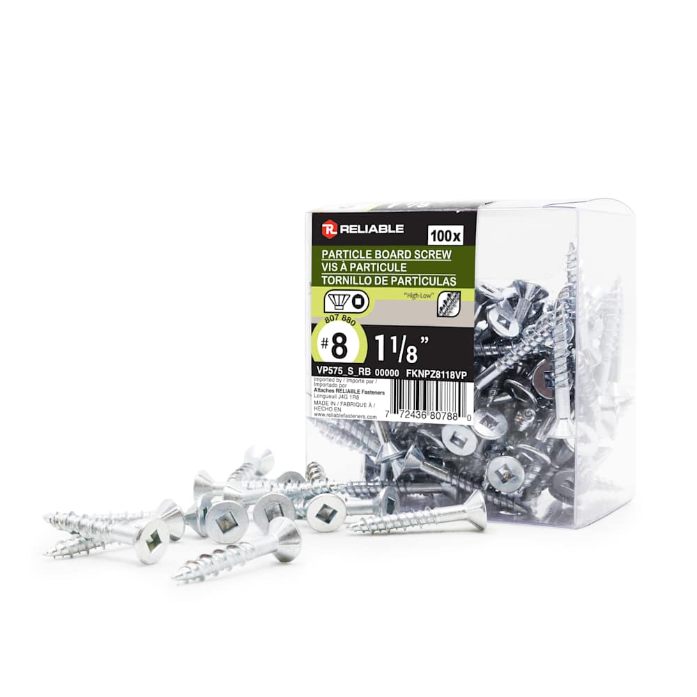 Particle Screws 1-1/8 in.n° 8 100/Box - Canac