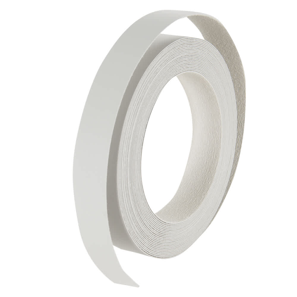 Placage de chant en mélamine grise pâle 3/4 po x 25 pi