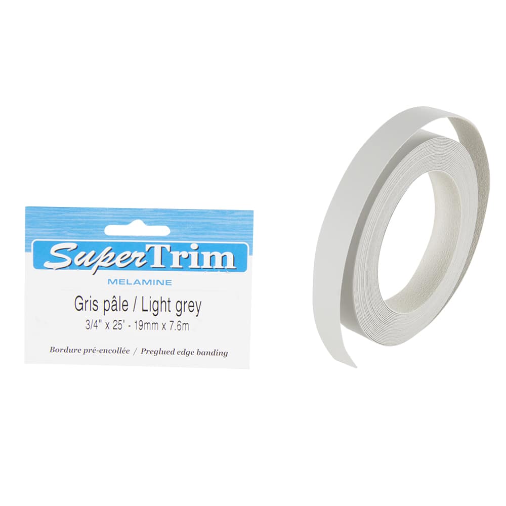 Light Grey Melamine Edgebanding 3/4 in. x 25 ft.