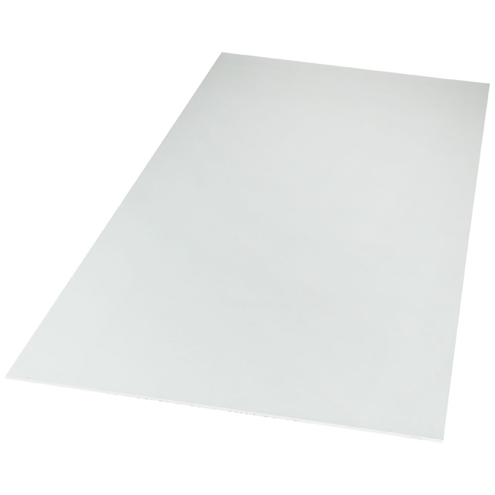 Panneau de revêtement en fibrociment lisse blanc arctique 4&nbsp;pi&nbsp;x&nbsp;8&nbsp;pi