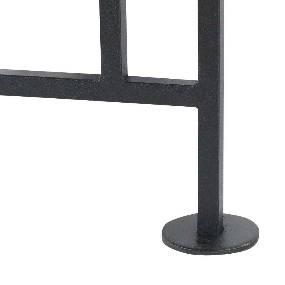 Panneau de rampe en fer forgé Zen