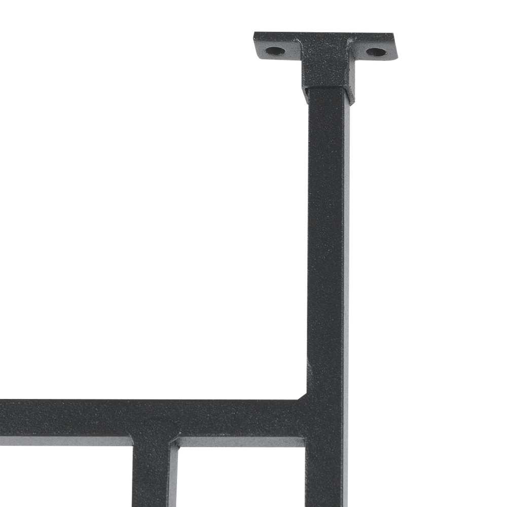 Panneau de rampe en fer forgé Zen