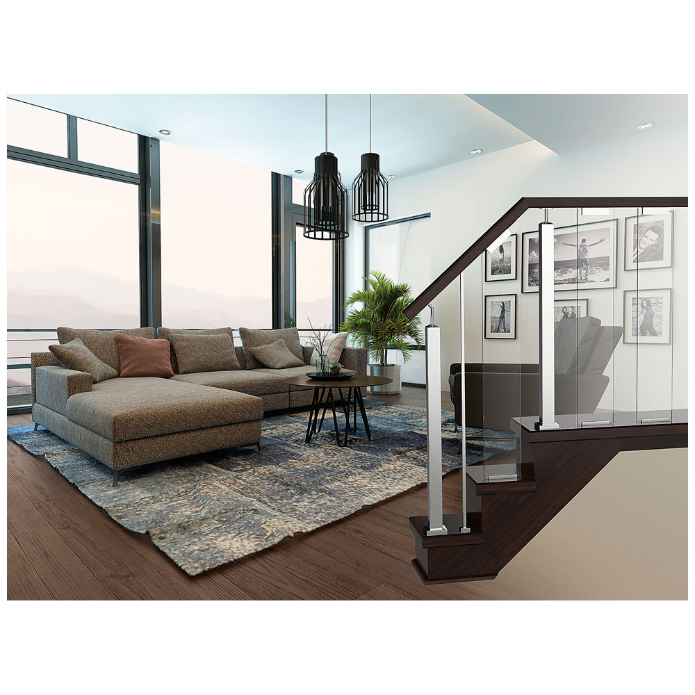 Poteau de rampe carré Urbain