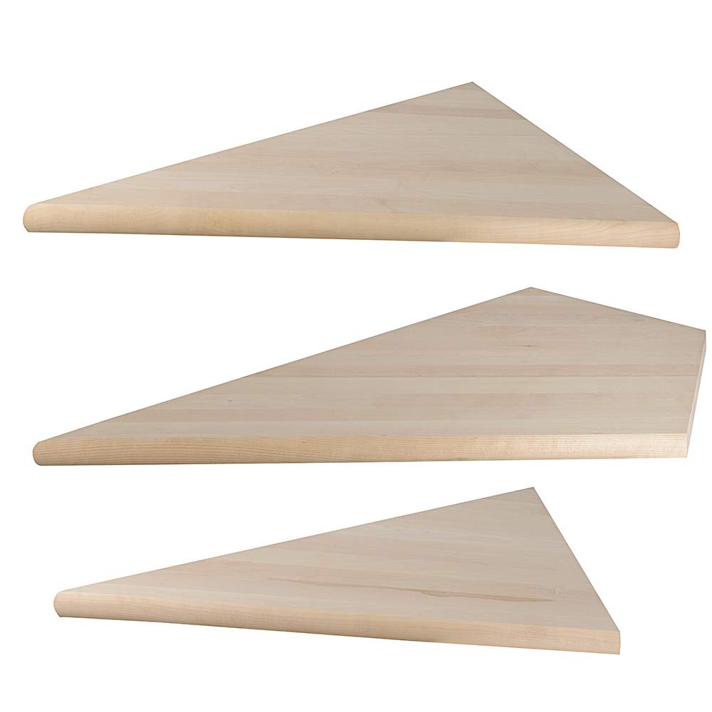 Birch Angled Stair Treads 42 in. L/R