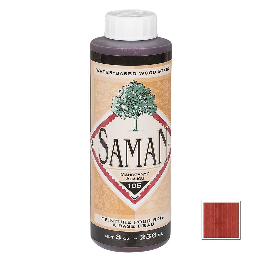 Teinture au latex pour bois acajou 236&nbsp;ml