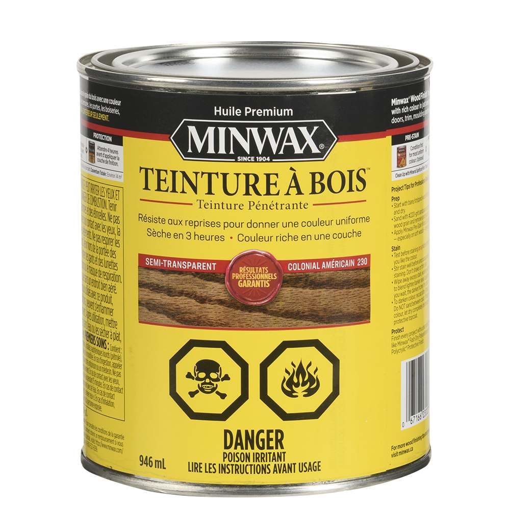 Teinture à l'huile colonial américain 946 ml