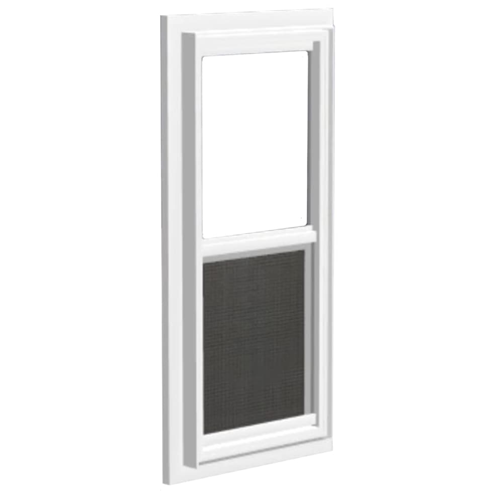 Fenêtre de cabanon avec ouvrant 17&nbsp;po&nbsp;x 35 po blanc