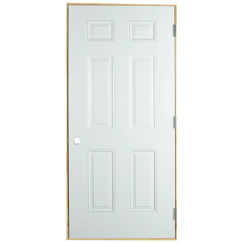 DIMENSIONS Shed Steel Door 36 in. RH
