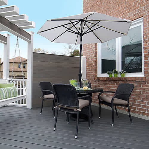 Planche de patio composite Trex Enhance Basics rainurée Clam Shell 5&nbsp;1/2&nbsp;po&nbsp;x&nbsp;16&nbsp;pi