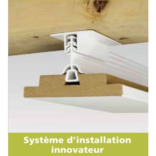 Rails et ancrages pour plafond suspendu Embassy Pqt/10