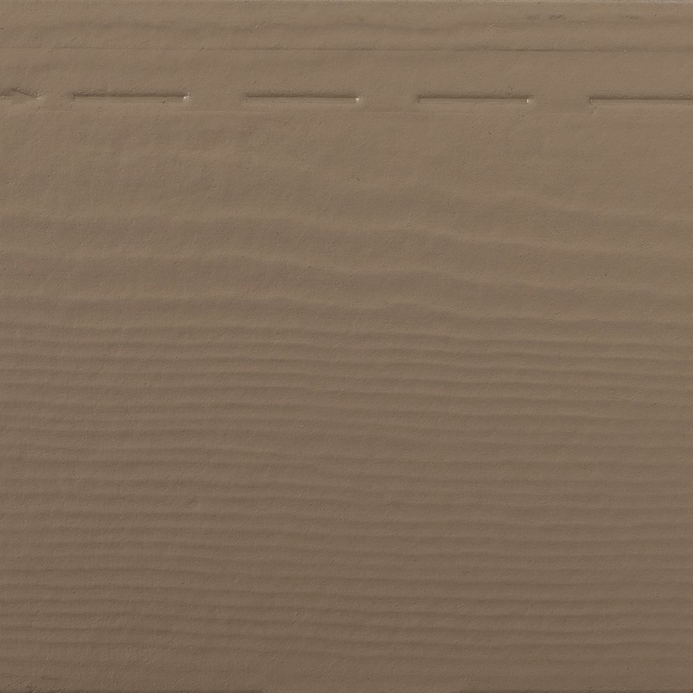 Revêtement en fibrociment brun kaki 6&nbsp;1/4&nbsp;po&nbsp;x&nbsp;12&nbsp;pi