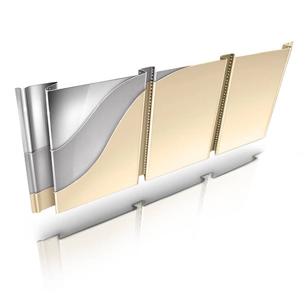 Black Truvent Hidden Vent Aluminum Ventilated Soffit 12 in x 12 ft