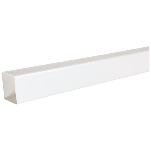 Descente de gouttière en vinyle 3 m blanche