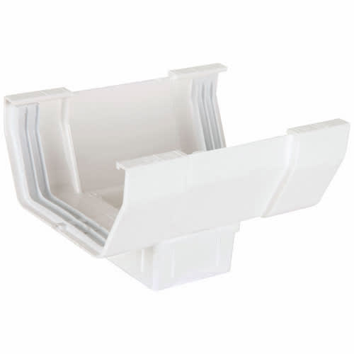 Vinyl Downspout Collector White